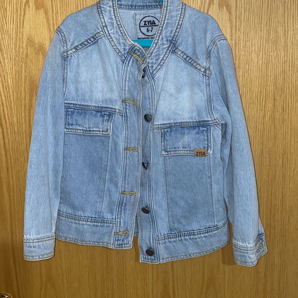 ZYIA Active Girls Jean Jacket Size 6-7